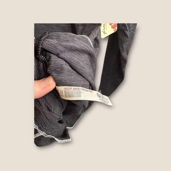 Free People Movement x Hatch Right On Run Layer Black Size XS NWT - Picture 9 of 9